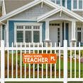 thumbnail image 2 of Teacher Tin Sign 16x4 Inch Middle School Teacher PL Design - Great for Classroom, Office, Outdoor Professional Decor, 2 of 4