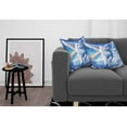 thumbnail image 5 of Ambesonne Cat Throw Pillow Cover Pack of 2, Pegasus Kitty Flies Clouds Sky, 2 Pcs-26"x26", Azure Blue Pale Pink, 5 of 5