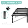 thumbnail image 6 of Fowroa 14 inch Queen Size Bed Frame Metal Platform with Underbed Storage No Box Spring Needed Easy Assembly, 6 of 9