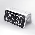 thumbnail image 2 of ROADYAKO Reloj despertador digital LED de 6.5 pulgadas con alarma dual, 2 of 2