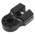 thumbnail image 3 of Soporte de grillete de cabrestante plano, carga de 16000 lb con protector lateral de goma, aleación de aluminio universal para camioneta UTV SUV, color negro Jadeshay A, 3 of 8
