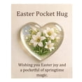 thumbnail image 2 of Easter Pocket Hug Token, 2D Acrylic Flat Pocket Hug Gift, Inspirational Keepsake for Friends Family Kids & Loved Ones, Pocket Hug Card with Mini Token, 2 of 9