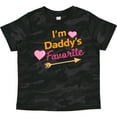 thumbnail image 3 of Inktastic I'm Daddy's Favorite with Arrow and Hearts in Pink Boys or Girls Toddler T-Shirt, 3 of 5