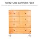 thumbnail image 2 of WEUVEB 1Jgo Patas Reemplazables De Inoxidable Para Sofá Y Gabinete Con Soporte Ajustable, 2 of 8