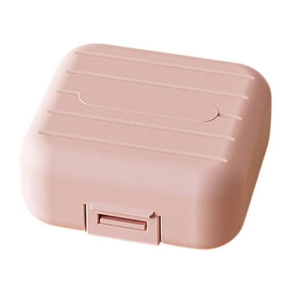 Mauxuk Portable Vitamin Organizer with 7 Compartments - Travel Pill Case for Supplements, Fish Oil & Medication - Compact and Durable Storage Box for Wallet or Bag - Ideal for Travel & Business Trips