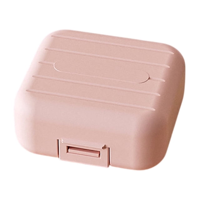 Daily Organizer 7 Compartments Portable Proof Small Case For Pocket Purse Travel Box Portable Vitamin Fish Oil Container