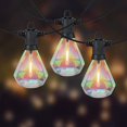 thumbnail image 1 of Hongchun Outdoor String Lights LED Patio Lights String with 3Pcs Shatterproof Diamond Bulbs LED Porch String Lights for Outside Porch Christmas Camping, 1 of 5