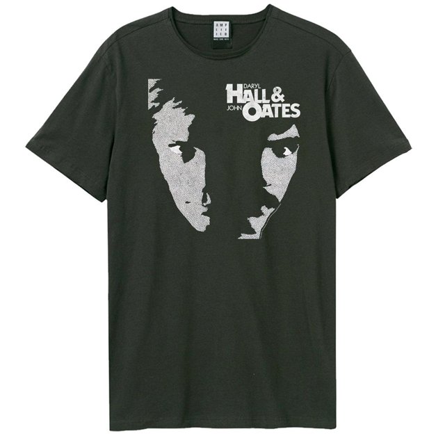 Amplified - Camiseta Private Eyes Hall & Oates para Adultos Unisex (Carbón)