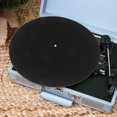 thumbnail image 4 of CHICHUMID Round Slip Mat Vinyl Felt Turntable Mat Black Reduce Noise 1Pcs, 4 of 7