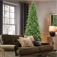 thumbnail image 2 of JERFIT 7.5ft Slim Artificial Christmas Tree for Small Spaces, Pre-lit Alternative with 1396 Realistic PE/PVC Tips, Hinged Branches for Easy Setup, Metal Stand Included, 2 of 10