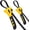 Yellow, variant on Rubber Strap Wrench Set for Pipes Below 6" (150mm) & 4" (100mm) - Reinforced Adjustable Wrench for Plumbing, Jar Opening, and Light DIY Tasks