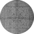 thumbnail image 1 of Ahgly Company Indoor Round Oriental Gray Traditional Area Rugs, 3' Round, 1 of 4