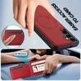thumbnail image 4 of Allytechgroup Case for Samsung Galaxy A56 5G, 2 In 1 Wallet Stand Case with Detachable Card Holder Support Wireless Charging Shockproof Magnetic Back Cover for Samsung Galaxy A56 5G, Red, 4 of 13
