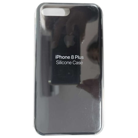 Original Apple iPhone 7 PLUS & iPhone 8 PLUS Silicone Case Snap Cover MQGW2ZM/A Black - Open Box