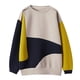 thumbnail image 5 of Sudadera con capucha para mujer, color block, transpirable, primavera, suéter, suelta, informal, de algodón, XXL sidaley AP001211-04, 5 of 7