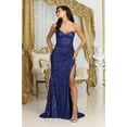 thumbnail image 5 of May Queen MQ2034 Juniors Womens Sequin Sweetheart Evening Formal Gown, 5 of 11
