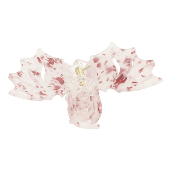 1 Pc Bat Style Hair Clips Hairdo Clip for Women 3.35" Length Red