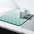thumbnail image 4 of Coffee Bar Mat Rubber Dish Drying Mat For Kitchen Counter Coffee Mat for Home Bar Gift Kitchen Mat Coffee Bar Accessories Decorative Coffee Shop Chocolate Dish Drying Pad 16"X 18", 4 of 7