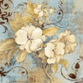 thumbnail image 3 of Loreth, Lanie 20x20 Black Modern Framed Museum Art Print Titled - Blue Fragrant Notes I, 3 of 5