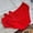 Red, variant on Womens Red Cat Underwear Playful 3D Ear Cute Soft Panties XS-M Comfort Lounge Daily Wear