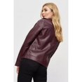 thumbnail image 4 of Dorothy Perkins Womens Faux Leather Tall Biker Jacket, 4 of 5