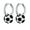 A. Stainless Steel, variant on 3D Soccer Ball Earrings Stainless Steel Dangle Earrings for Men Women, Hypoallergenic Ball Hoop Earrings Sport Fan Jewelry Gift