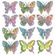 thumbnail image 1 of 12pcs Butterflies Screen Window Magnetic Stickers Butterflies Window Decor Anti-collision Sticker, 1 of 3