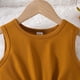 thumbnail image 4 of Odeerbi 4-8 Años Niñas Trajes de Verano Camisetas de Tirantes Con Lazo Delantero Pantalones Cortos A Rayas Conjunto de Dos Piezas Pantalones Cortos, 4 of 6