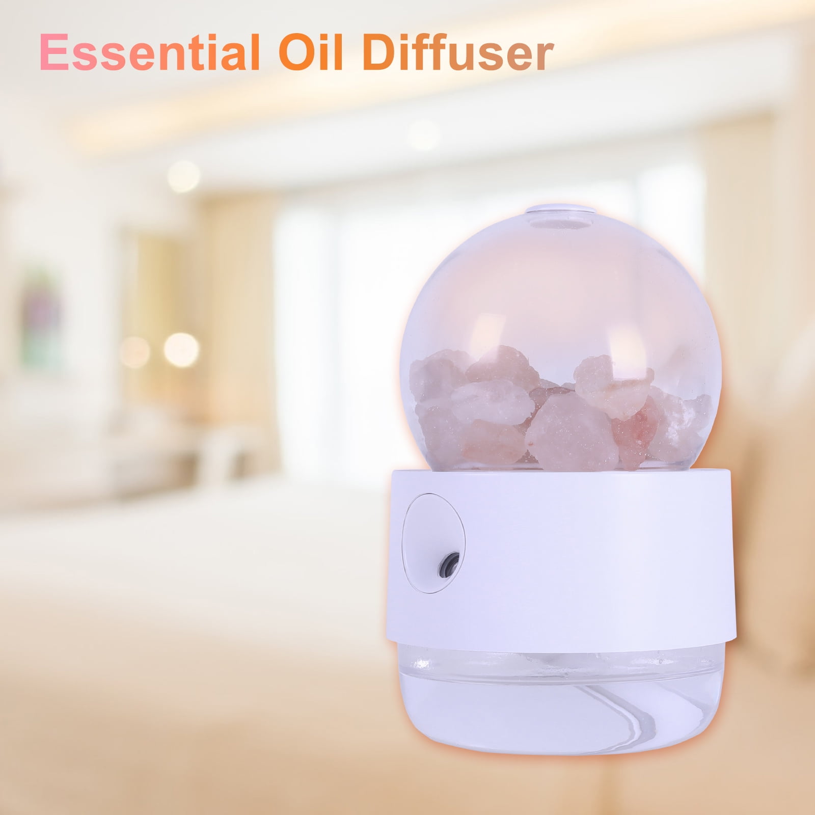 Essential Oil Diffuser, Himalayan Salt Lamp Diffuser, Cooling Mist