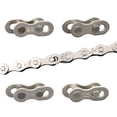 thumbnail image 4 of 10 Pieces Bicycle Quick Link Chain 3 1 Connectors Reusable Missing 6/7/8 Speed Bike Chain Connector Joint Buttons, Silver, 4 of 9