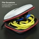 thumbnail image 3 of Sidaley Bolsa de almacenamiento para auriculares compatible con Bluetooth KZ, caja cuadrada portátil de EVA para auriculares, caja de almacenamiento Cables de audio/vídeo Plata, 3 of 6