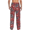 thumbnail image 3 of Balery Dragons2 print Men's Pajama Pants,Ultra Lightweight Pjs,Lounge Pant-X-Large, 3 of 9
