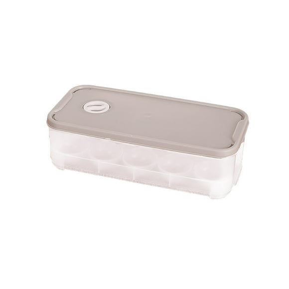 Xihbxyly Caja para Guardar Huevos, Organizador Multifunción para Refrigerador, Diseño de 10 Rejillas, Transpirable y Ahorra Espacio, Almacenamiento Más Saludable, Pp Ecológico, Uso Doméstico En Cocin