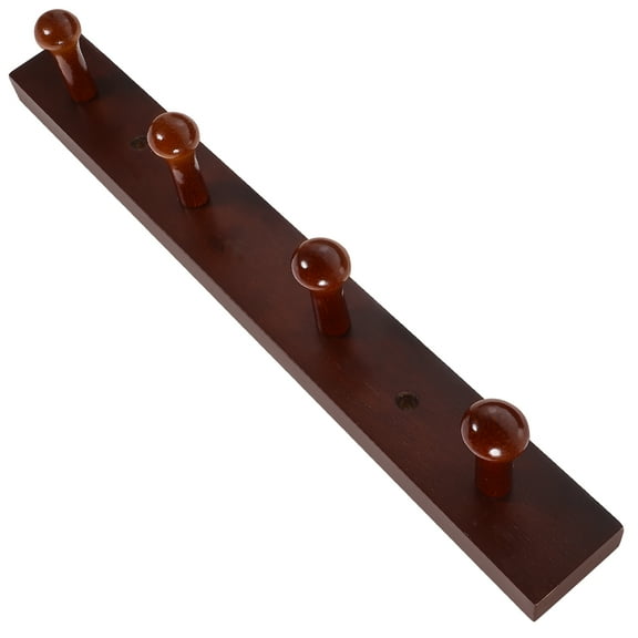 Wooden Wall Mounted Coat Rack Purse Hook Wooden Coat Hanger Hat Rack Robes Hook