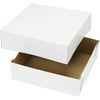(2 Pack) Wilton White Square Corrugated Cake Box, 16 x 16 x 5 Inch, 2-Count (2 pack)