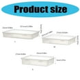 thumbnail image 5 of Stackable File Storage Box Water Resistant Clear Document Organiser Storage Case, 5 of 12