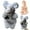 Grey, variant on Goowood Cat Wrestling Glove Interactive Cat Toy Puppet for Play and Training Durable Cotton Canvas Cat Sumo Wrestler Hand Puppet for Cats