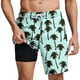 thumbnail image 5 of Ceisia Men's Hawaiian Palm Tree Print Beach Shorts with Quick Dry Stretch Fabric and Anti-Exposure Liner Multicolor XXL Gifts, 5 of 6