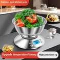 thumbnail image 3 of Digital Kitchen Scale High Precision - Food Detachable Timing Stainless Steel Scale - for Slimming Baking Cooking, 3 of 6