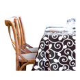 thumbnail image 2 of Mantel Rectangular Alfer Home Grecas Chocolate 2.50 x 1.50 m, 2 of 4