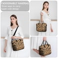 thumbnail image 6 of Beige and Black Leopard Pattern Womens Lunch Box for Work,Insulated Large Lunch Bag for Tween and Teen,Loncheras Para Mujer,Leakproof Adult Lunch Bag for Work,Beach,Travel,Picnic,Camping, 6 of 7