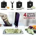 thumbnail image 4 of Vegetable per 26 in 1 with Handle, Black Cap for Cucumber, Carrot, Onion, Tomatoes,Multifunctional vegetable cutter & slicer,Mandoline per,Food dicer per, All in one vegetable per, 4 of 4