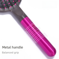 thumbnail image 3 of Peine de plástico con cojín de aire, peine de peluquería para niñas, peine de masaje casero para cabello esponjoso, peine portátil con bolsa de aire, 3 of 4