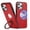 Red, variant on Dteck Magnetic for iPhone 16 Pro Leather Case with Invisible Stand, Compatible with MagSafe, Slim Kickstand Phone Cover for iPhone 16 Pro,Black