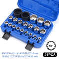 thumbnail image 2 of Juego de 21 llaves de vaso de 1/2", tuercas de dientes múltiples, vaso para 6 y 12 puntas de 8 a 36 mm, 2 of 5