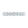 thumbnail image 3 of 1 Carat (ctw) Women Diamond Wedding Band Ring in 14K White Gold (Ring Size 4), 3 of 5