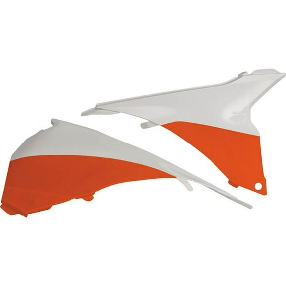 Acerbis 2314291088 Air Box Covers White/Orange