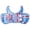 D, variant on Tuscom EVA Foam Cheering Gloves Foam Finger Hand Sports Fan Cheer Props Lightweight Foam Hand for Game Day Stadium Party Events