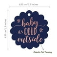 thumbnail image 6 of Inkdotpot Baby It's Cold Outside Baby Shower Bottle Tag Real Rose Gold Foil Favor Hang Tags Pack Of 100, 6 of 7