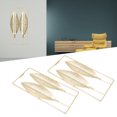thumbnail image 4 of CNMF Gold Wall Decor,Wall Art Sculpture,2Pcs Gold Wall Sculptures Metal Wall Decor With Frame For Living Room Bedroom Office Study, 4 of 13